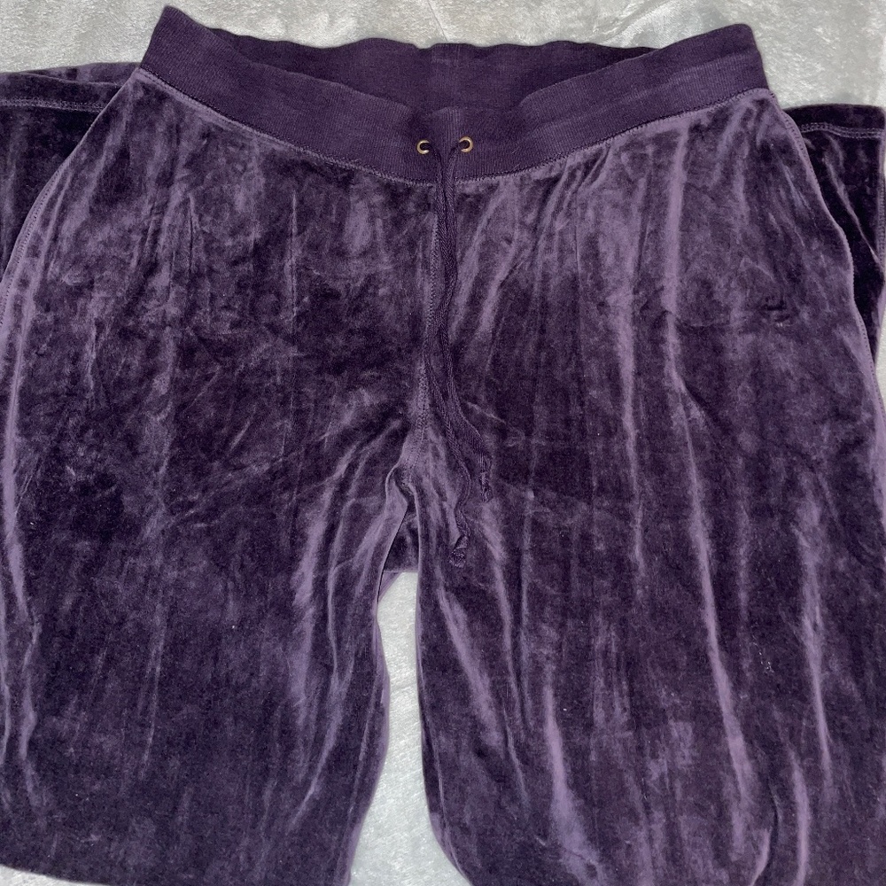 Style & Co. Sports Women’s Velour Purple Tracksuit - L